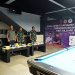 Kodam II/Sriwijaya Bersama POBSI Sumsel Gelar Turnamen Billyard