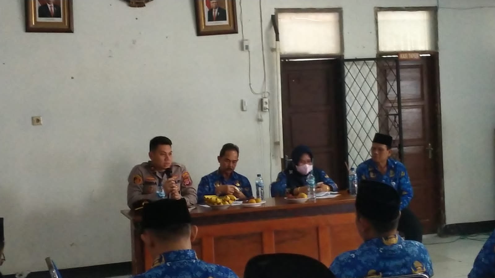 Hadiri Rapat Koordinasi Tingkat Kecamatan, Kapolsek Jawilan Sampaikan Himbauan Kamtibmas 1 IMG 20230117 WA0032