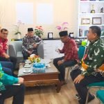 Sekda Bungo Mursidi Rapat Sosialiasi Pembangunan Gapura Selamat Datang dengan Sekda Dharmasraya