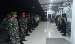Koramil Cikarang Utara dan Jajaran polres Metro Bekasi Giat Operasi Kejahatan
