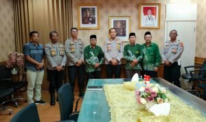 Kapolres Badung terima Audiensi Panitia Gebyar Sholawat Satu Abad NU