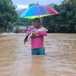 Hujan Badai Mengakibatkan Akses Jalan Raya Desa Warisa Lumpuh Total