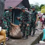 Bakti Sosial Paska Banjir Manado, Prajurit Kodam XIII/Mdk dan Polri
