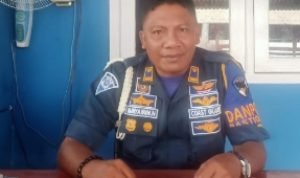 Meskipun Hari Libur, Danpos Dufa Dufa Tetap Laksanakan Tugas Pengawasan Pelayaran