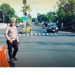 Sat Lantas Polresta Manado Lakukan Turjawali Dalam rangka menciptakan arus lalu lintas lancar