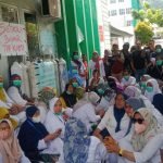 Tagih Janji Gubernur AGK, Nakes Kembali Boikot Pintu Utama IGD RSUD CB