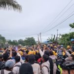 Weda Tengah Bergejolak, Masa Aksi Desak Kapolda Malut Copot Kapolres Halteng Yang Baru Dilantik