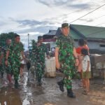 Brigjen Mukhlis Tinjau Lokasi Pasca Banjir di Manado