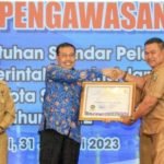 Mantap…Pemkab Bungo Terima Penghargaan Predikat Kepatuhan Standar Pelayanan Publik Tahun 2022 dari Ombudsman RI