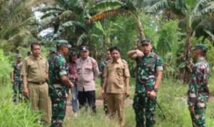 Dandim 0429/Lampung Timur Tinjau Lokasi Program TMMD ke – 117 Agar Tepat Sasaran