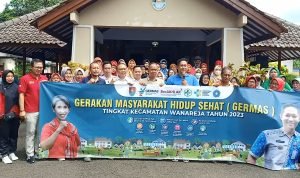 Germas Kecamatan Wanareja Gelar Berbagai Kegiatan Dihadiri RSUD Majenang Sampaikan Inovasi