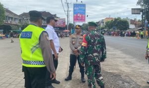 Kapolres Jembrana Pimpin Langsung Pengamanan Kunjungan Presiden RI di Wilayah Jembrana