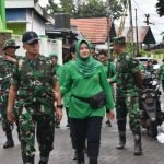 Danrem 131/Santiago Bersama Ketua Persit XIII/Merdeka Gelar Baksos