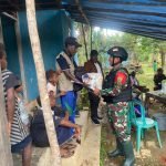 Jalin Kekeluargaan, Satgas Yonif 143/TWEJ Sambangi Warga yang Berduka