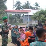 Yonif 147/KGJ Sosialisasikan Pencegahan Tindakan Penculikan Anak ke Masyarakat