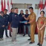 Ketua PWI Tomohon Laporkan Kepengurusan Baru ke Badan Kesbangpol