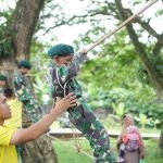 Kenalkan TNI AD ke Anak-anak Sejak Dini, Yon Arhabud 12/SBP Army Kids Zone