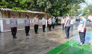 Kanit Binmas Polsek Jawilan Polres Serang Ipda A Rifai Pimpin Apel Pagi dan Berikan Arahan