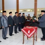 Bupati H Mashuri Bersama Wabup Lantik 8 Jabatan Pimpinan Tinggi Pratama