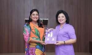 Ketua Umum Dharma Pertiwi Terima Audiensi Ketua Umum Perip