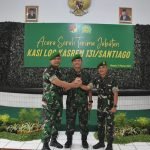 Brigjen Mukhlis Pimpin Sertijab Kasi Log Kasrem 131/Santiago