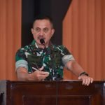 Pangdam XIII/Merdeka Beri Arahan Kepada Satgas Santi Aji, Konga Yonif 713/Satya Tama