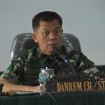 Brigjen Mukhlis Berikan Arahan Kepada Personel Korem 131/Stg, yang tergabung dengan Satgas Konga