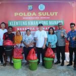 Polda Sulut, Bersama Klenteng Kwan Kong dan Apple Tree Pre-School Gelar Baksos di Manado