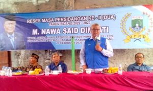 Reses ke Dua, Wakil Ketua DPRD Banten M. Nawa Said Dimyati Serap Aspirasi Warga Kutabumi