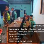 Cegah Tindakan Kejahatan, Patroli gabungan KRYD Polsek Jawilan Polres Serang