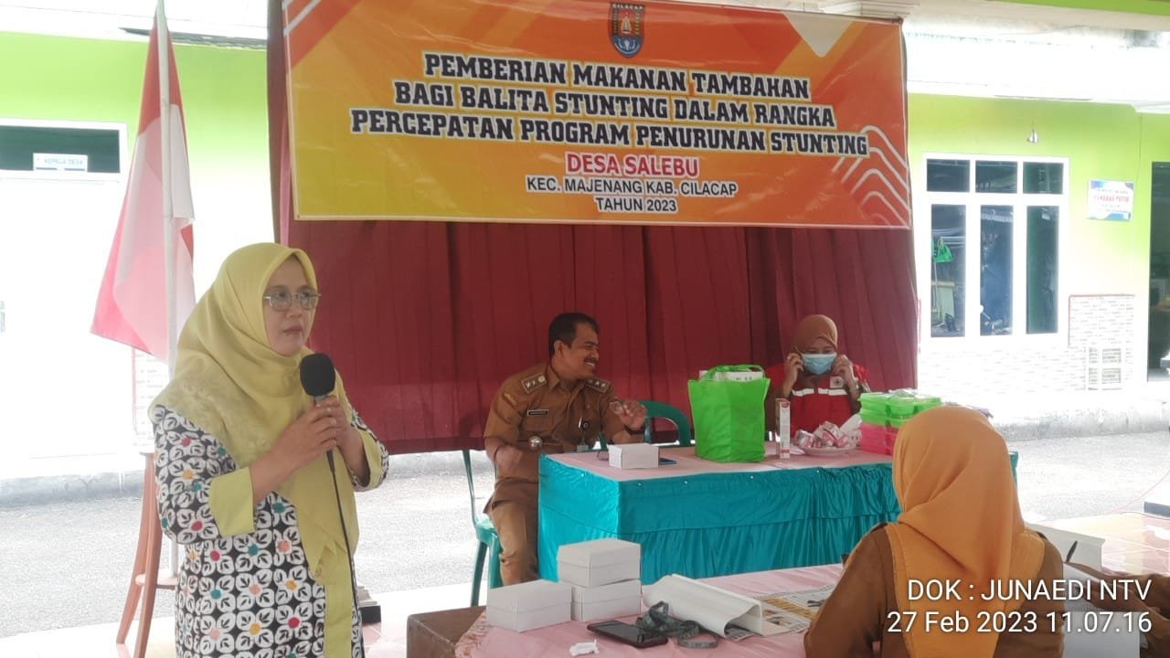Stunting di Desa Salebu Majenang Hasil Monev Ada Kemajuan Berat Badan Balita Naik 1 IMG 20230227 WA0012
