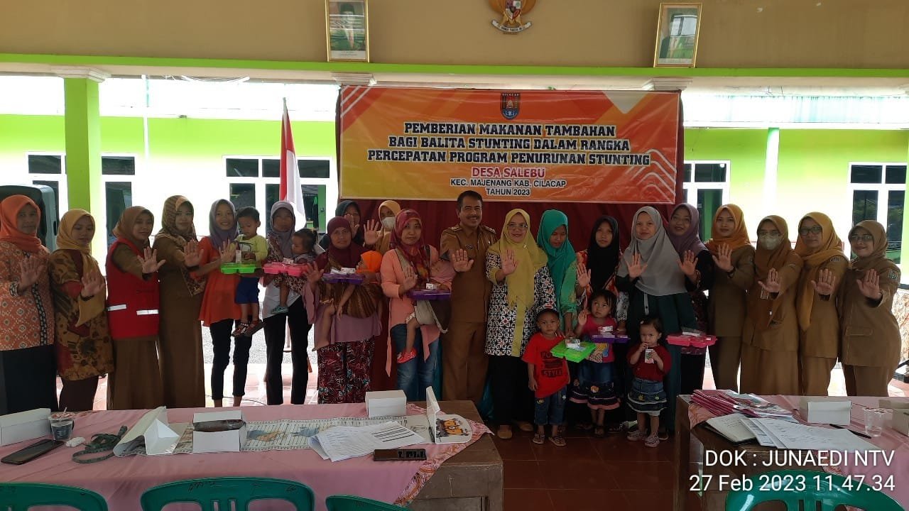 Stunting di Desa Salebu Majenang Hasil Monev Ada Kemajuan Berat Badan Balita Naik 3 IMG 20230227 WA0019