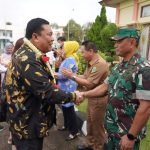 Kasdam II/Swj Bersama Forkopimda Sumsel Sambut Kunker Kepala BNPT dan Kepala BNN RI