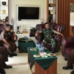 Kuker Kajati Sulut ke Makodam XIII/Merdeka di Sambut Mayjen DennyTuejeh