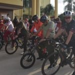 Danrem 131/ Santiago, Mengikuti kegiatan Olahraga, Gowes bersama TNI-POLRI dan FKPD
