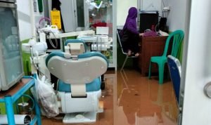 Puskesmas Majenang 2 Kembali Kebanjiran Air Masuk Ruangan Tahun 2023 Siap Direlokasi