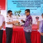 Hadiri HLM, Bupati Joune Ganda: Operasi Pasar Terus Dilakukan untuk Menekan Inflasi