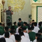 Danramil 415-08/Danau Teluk Beri Wasbang di Ponpes Nurul Iman