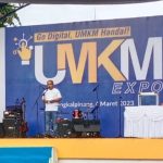 Wali Kota Molen Hadiri UMKM Expo dan Jalan Sehat Oleh DJPB Bangka Belitung