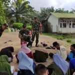 Wujud Kepedulian, Babinsa Kodim 0402/OKI Lakukan Pendampingan Pramuka di Pesantren Mas Darul Ulum