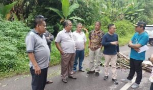 Gerak Cepat, Kadis PUPR Padang Pariaman El Abdes Tinjau Kondisi Jalan Amblas di Korong Kayu Mudo Padang Alai