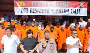 Ungkap 88 Kasus, Polda Bali Gelar Press Conference Operasi Sikat Agung 2023
