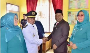 Hadiri Sertijab Camat Patamuan, Wabup Rahmang: Kerja Nyata Sangat Diperlukan Dalam Menjalankan Roda Pemerintahan