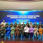 Silaturahmi Pangdam Mayjen TNI Hilman Hadi dengan Keluarga Besar TNI Kodam II/Swj