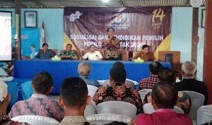 Jelang Pemilu 2024, Riyanta Anggota DPR RI dan KPU Blora Gelar Sosialisasi