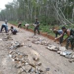 Kodim 0426/Tulang Bawang Kuatkan Semangat Gotong Royong di Bulan Ramadhan