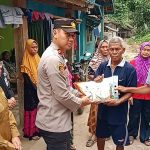 Kapolsek Jawilan Salurkan Sembako ke Korban Bencana Alam Angin Puting Beliung 