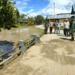 Dandim 0409/Rejang Lebong Tinjau Lokasi Banjir Sungai Kotok