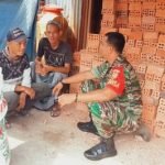 Wujud Peduli, Kopda Harry Himbau Tukang Bangunan Selalu Berhati-hati Saat Bekerja