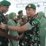 Dandim 1310/Bitung, Pimpin Acara Tradisi Korp Raport Kenaikan Pangkat